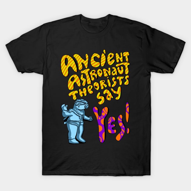 Ancient Aliens, Ancient astronaut T-Shirt by HelenaCooper